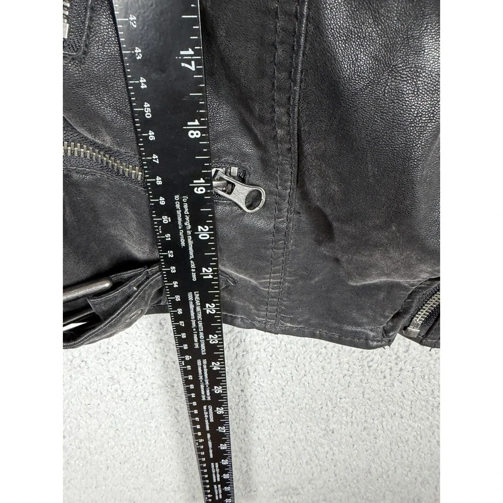 NWT We The Free People Faux Vegan Leather Moto Motorcycle Jacket Medium Biker L